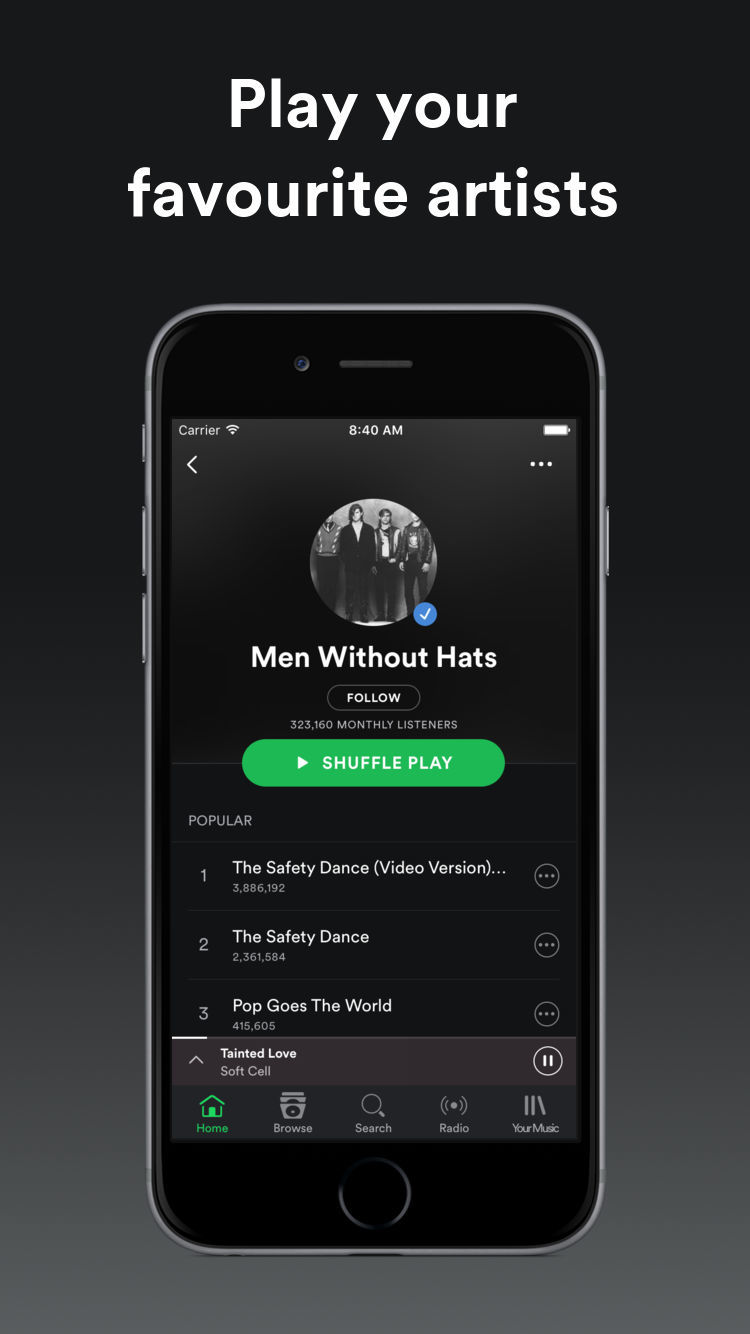 Can free spotify make playlists itunes